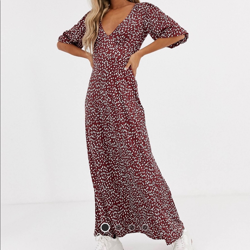 Like New ASOS Rust/Maroon Dress